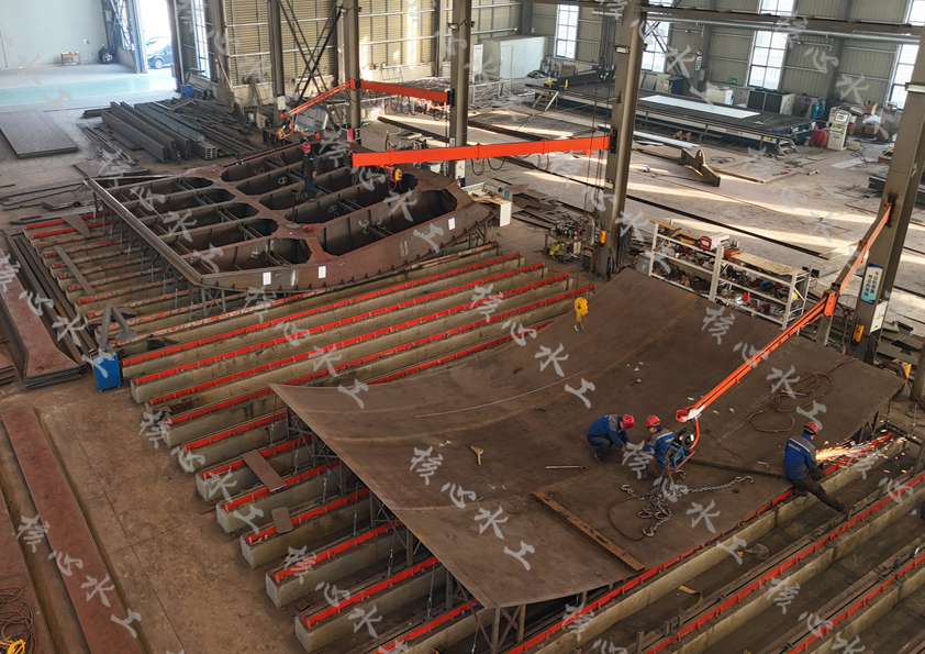 构件拼装及试验区